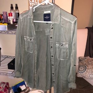 Green army jacket